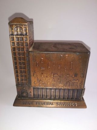 Vintage Metal Coin Bank - Dade Federal Savings Bank
