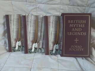 3 Vols.  British Myths And Legends - Folio Society Books