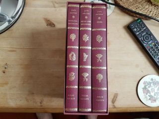 Three Classic Novels Jane Austen 3 Volume Set Folio Society