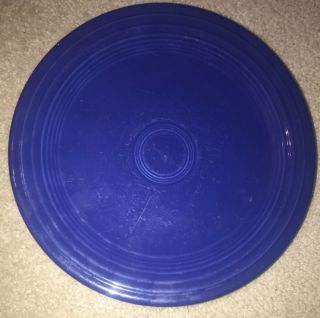 Fiestaware,  Vintage,  10 Inch Dinner Plate,  Fiesta,  Cobalt Blue