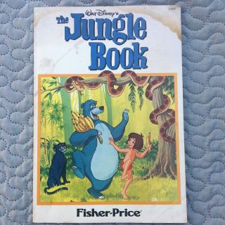 The Jungle Book Walt Disney Fisher Price Vintage Childrens Book Comic Strip 1966