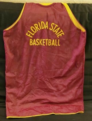 Vintage Champion Florida State Seminoles Basketball Practice Jersey Reversible