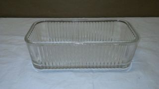 Vintage Federal Refrigerator Glass Dish Loaf 8 1/2 " X 4 " No Lid