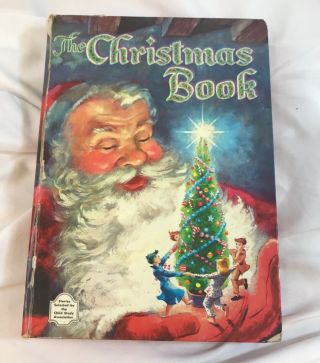 The Christmas Book 1954 Edition Whitman Publishing Company Vintage Hardcover