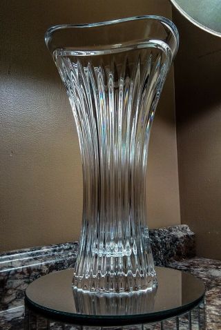 Vintage Mikasa 10 " Lead Crystal Vase