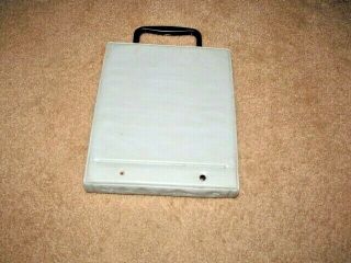 Vtg Light Blue 1950 ' S TUNE TOTE PONYTAIL 45 RPM RECORD STORAGE CARRY CASE 2
