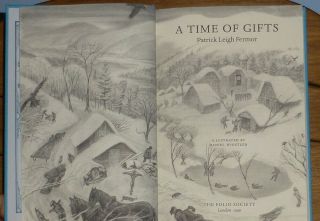 Folio Society First Edition - A Time of Gifts by Patrick Leigh Fermor (Travel) 2