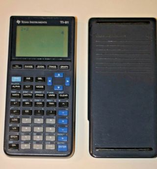 Vintage Texas Instruments Ti - 81 Graphing Calculator -