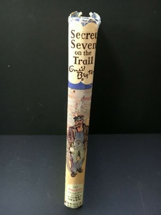 Vintage hardback Enid Blyton Secret Seven on the Trail 1956 early edition 2