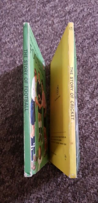 Vintage ladybird Series 606C Games Both Books In Series Football Cricket 3