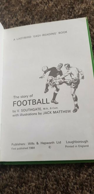 Vintage ladybird Series 606C Games Both Books In Series Football Cricket 5