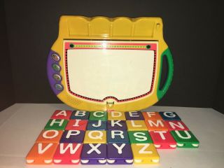 Vintage 2000 Fisher Price Electronic Learning Sensations Play With Letters Desk