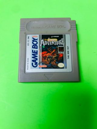Gameboy The Castlevania Adventure Nintendo Game Boy Vintage Video Game