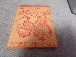 Vintage (1938) The Little Old Woman Who Her Head By Hope Newell