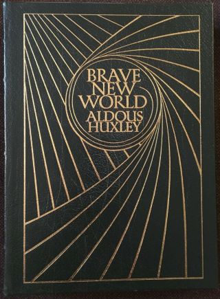 Brave World By Aldous Huxley,  Pristine 1978 Easton Press 1st Edition Leather