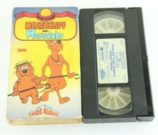 Heathcliff And Marmaduke Vintage Cartoon Vhs Tape Ruby Spears 1986