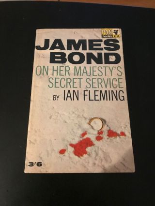 Ian Fleming Pan X350 5thprint 1965 On Her Majesty’s Secret Service