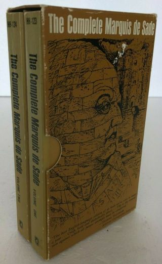 The Complete Marquis De Sade Vol.  1 And Vol.  2 1965 - With Slip Case - Good Cond.