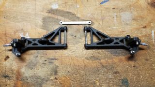 Vintage Rc10t Front Arms,  Castor Blocks And Steering Knuckles