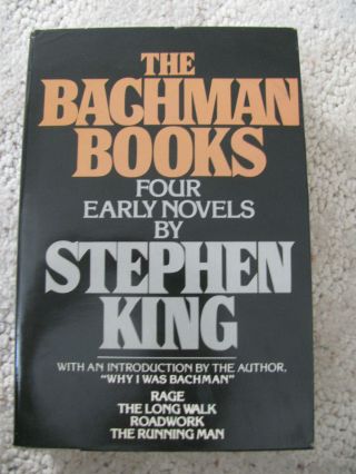 The Bachman Book Four Early Novels By Stephen King Unread Hardcover With Dj Bce