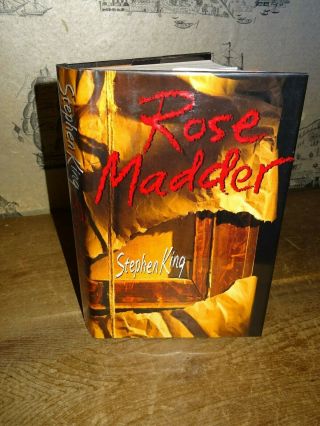 1995 Rose Madder By Stephen King 1st Edition Hb With Vg Dj - Pet Sematary ^