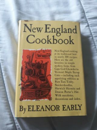 1954 First Edition England Cookbook By Eleanor Early Vintage Recipes