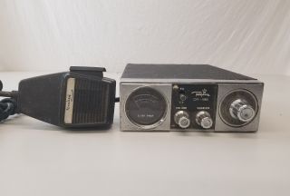 Vintage Regency 23 Channel Cb Radio Model Cr - 186 W/ Microphone