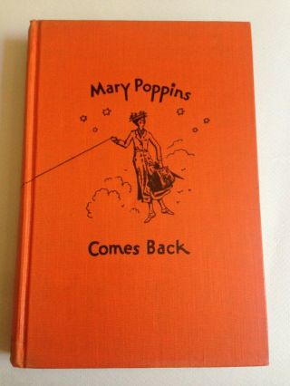 1943 MARY POPPINS COMES BACK P.  L.  Travers 1st/8th hardcover / dustjacket 5