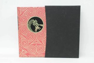 The Hobbit Folio Society J.  R.  R.  Tolkien 1979 Ed.  Hardcover Book W Slipcase