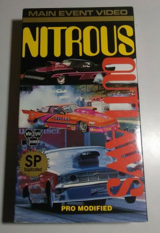Nitrous Outlaws Pro Modified Vintage 1990s Main Event Video Vhs Tape
