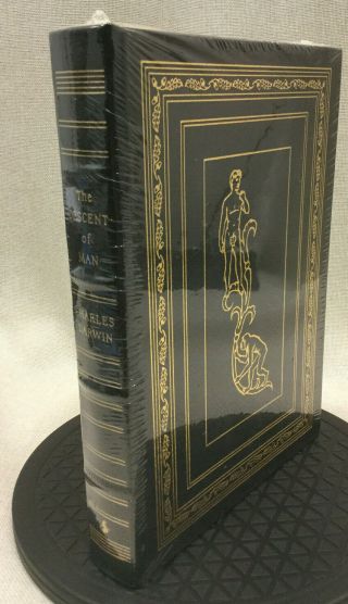 The Descent Of Man Charles Darwin Easton Press 100 Greatest Leather Colle