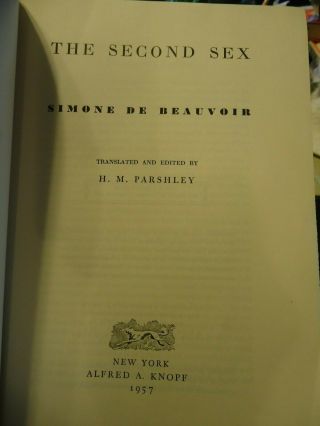 The Secon Sex - Simone de Beauvoir - Early Feminist - John Paul Sartre 2