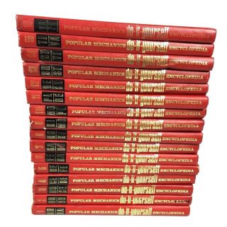 1968 Popular Mechanics Do - It - Yourself Encyclopedia Complete 16 Volume Set Euc