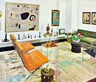 Retro 70s Mid Century Modern Decorating Eames Van Der Rohe Bertoia Billy Baldwin