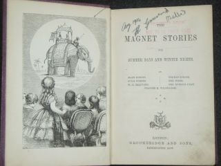The Magnet Stories for Summer & Winter Nights (c1860) Victorian Children ' s Book 3