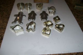 Box Of Vintage Cookie Cutters