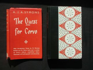The Quest For Corvo By A.  J.  Symons The Folio Society 1952 Illustrated