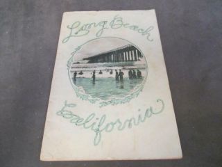 1910 Long Beach California By The Sea Pictorial Booklet Ch4