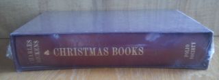 Charles Dickens Christmas Books In Slipcase Folio Society &