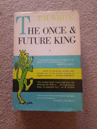 The Once And Future King By T.  H.  White 1958 Hardcover Book Club Vintage Rare