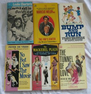 Vintage Paperbacks (13) - Tv & Movie Tie - In,  Humor,  Risque - 50s& 60s