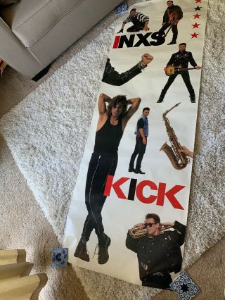 Vintage Inxs Kick 1987 Huge Poster 75x26