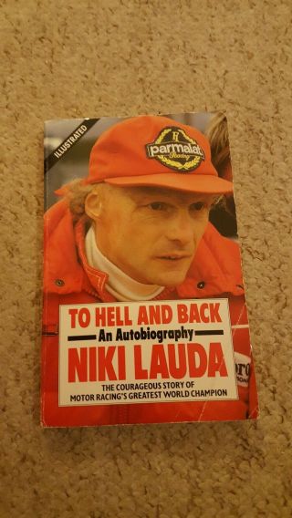 F1 Formula 1 Niki Lauda Book Racing Car To Hell And Back In Pbk Cogi