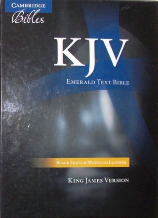 Cambridge University Press French Morocco Leather King James Version Kjv Bible