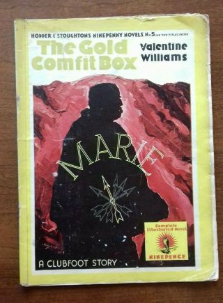 Valentine Williams The Gold Comfit Box Hodder Ninepenny Novels No.  5 (1942)