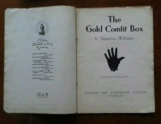 Valentine Williams THE GOLD COMFIT BOX Hodder Ninepenny Novels No.  5 (1942) 3
