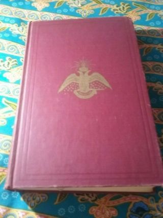 Vintage - 1921 Morals And Dogma Of The Ancient And Accepted Scottish Rite