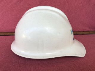 Vintage BULLARD Hard Boiled Helmet Hat White 2