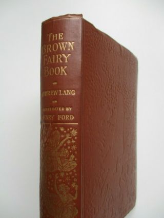 1941 The Brown Fairy Book Andrew Lang Colour Plates By H.  J.  Ford Impression