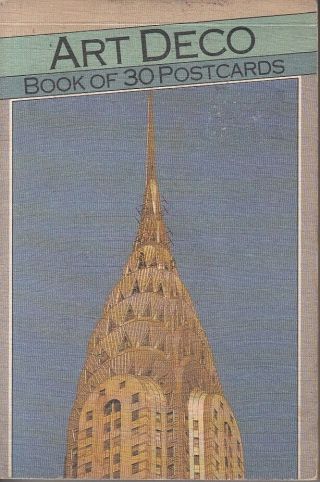 Art Deco Book Of 30 Postcards 1990 Magna Books